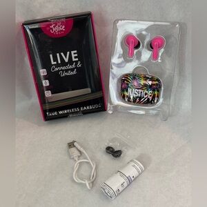 Justice True Wireless Earbuds and Case